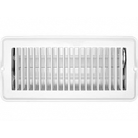 RV Designer Heating Cooling Register Rectangular White - H876