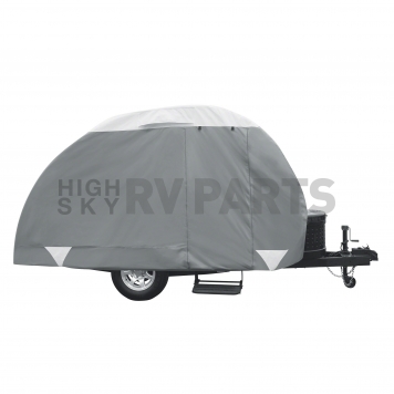 Classic Accessories PolyPRO RV Cover 33 to 35 Feet Travel Trailers - Gray Polyester 80-355-203101-RT