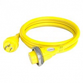 Furrion Power Cord 25 Feet 30 Amp - Yellow with LED Indicator - 110538