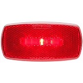 Optronics Clearance Marker LED Light - Oval Red - MCL0032RBS