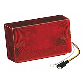 Wesbar Trailer 8-Function Tail Light Red Rectangular - 403025