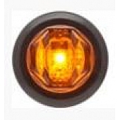 Optronics Clearance Marker LED Light - Round Yellow - MCL12AK