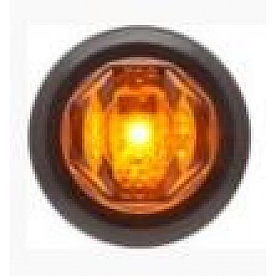 Optronics Clearance Marker LED Light - Round Yellow - MCL12AK