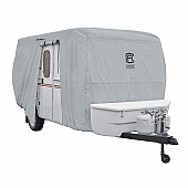 Classic Accessories PermaPRO RV Cover 8 to 10 Feet Molded Fiberglass Travel Trailer - Gray Polyester 80-407-141001-RT