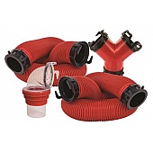 Valterra Sewer Hose EZ Coupler 20 Feet Red D040118