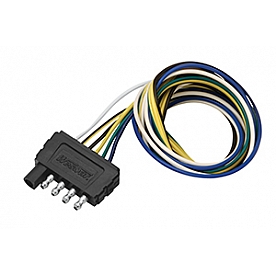 Wesbar Trailer Wiring Connector Trailer End 5 Flat - 702405