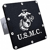 Automotive Gold Trailer Hitch Cover 2 Inch Stainless Steel - TUSMCRB