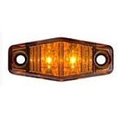Optronics Clearance Marker Light - 2-1/2 Inch x 1-1/16 Inch Yellow - MCL13ATRS