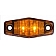 Optronics Clearance Marker Light - 2-1/2 Inch x 1-1/16 Inch Yellow - MCL13ATRS
