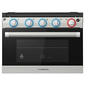 Furrion 3 Burner Gas Stove - Stainless Steel 17 Inch Piezo Ignition - F1S17L02A-SS