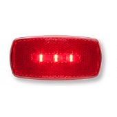 Optronics Clearance Marker Light - 4 Inch x 2 Inch Red - MCL32RBBP