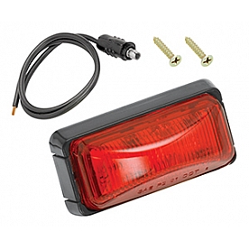 Wesbar Trailer Clearance Light Red Rectangular - 203293