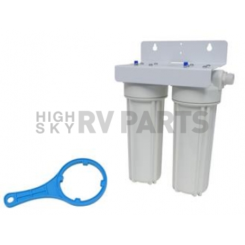 Valterra Fresh Water Filter - Dual Housing Cartridge 0.5 Micron - A011139