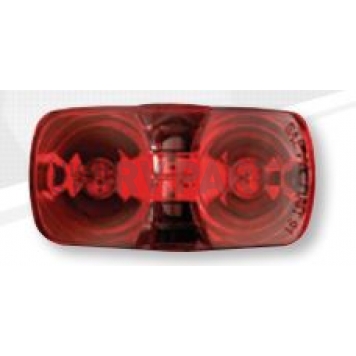 Optronics Clearance Marker Light - 4-1/16 Inch x 2-1/8 Inch Red - MC42RBP