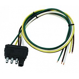 Wesbar Trailer Wiring Connector Trailer End 4 Flat - 707286