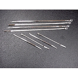 Taylor Cable Wire Tie 8 Inch Silver Set Of 25 - 43082