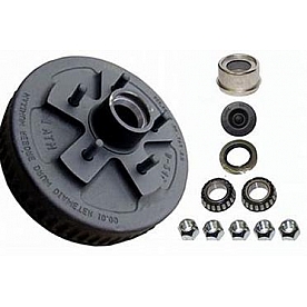 Dexter Hub and Drum for 3500 Lbs Axle - 5 x 4.50 Inch Bolt Pattern - 81001