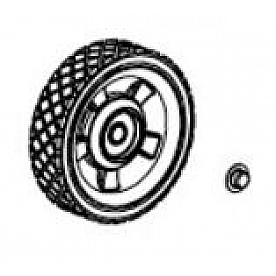 Thetford Portable Waste Holding Tank Wheel 6 Inch 40754