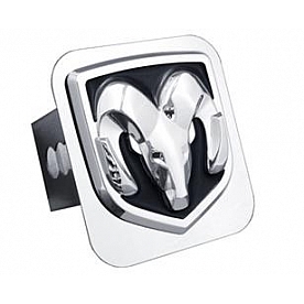 Automotive Gold Trailer Hitch Cover 2 Inch Stainless Steel - TRAMOEMC