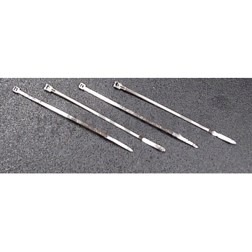 Taylor Cable Wire Tie 8 Inch Silver Set Of 10 - 43083