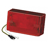 Wesbar Trailer 7-Function Tail Light Red Rectangular - 403075