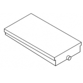 Alpha System Waste Holding Tank 53 Gallon 56 Inch x 30 Inch x 8-3/4 Inch - 466001CD