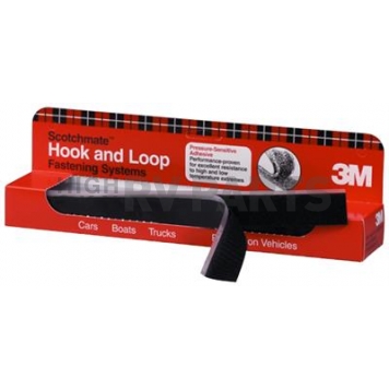 3M Hook And Loop Tape 1 inch x 12 inch - Pack of 12 - 06480