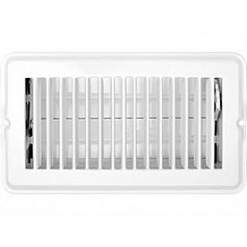 RV Designer Heating Cooling Register Rectangular White - H873