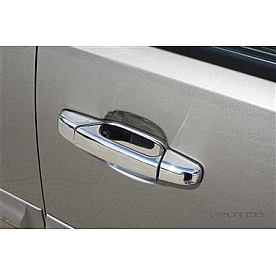 Putco 401018 4 Chrome Door Handle Covers for Ford F-150 Center Section Only