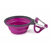 Dexas International Pet Dish Fuchsia Travel Cup - PW22043224