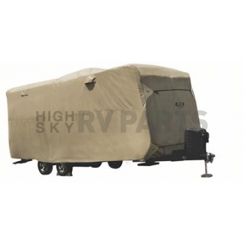 Adco RV Cover for 15 to 18 foot Travel Trailer - Tan Polypropylene - 74839