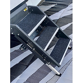 Trailersphere Entry Step Rug 7 Inch x 19 Inch Polyester Charcoal - RUM197