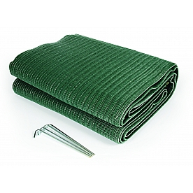 Camco RV Patio Mat 9 Feet x 6 Feet Green - 42880