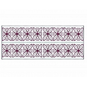 Camco RV Patio Mat 20 Feet x 8 Feet Burgundy Botanical - 42832