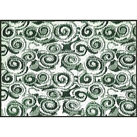 Camco RV Patio Mat 16 Feet x 8 Feet Green Swirl - 42840
