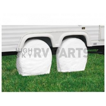 Classic Accessories Spare Tire Cover  Snow White - Pack Of 2 - 76250