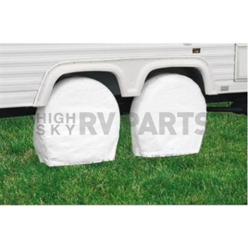 Classic Accessories Spare Tire Cover  Snow White - Pack Of 2 - 76260