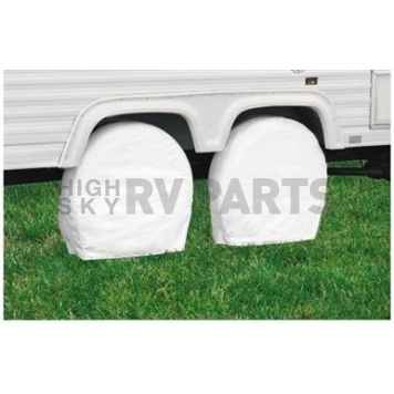 Classic Accessories Spare Tire Cover  Snow White - Pack Of 2 - 76280