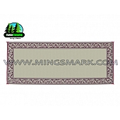 Ming's Mark RV Patio Mat -  20 Feet x 8 Feet Burgundy/ Beige Classical Polypropylene - RC5