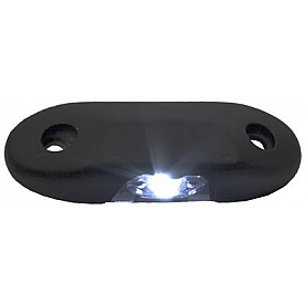 Peterson Mfg. License Plate Light with Black Housing - V290