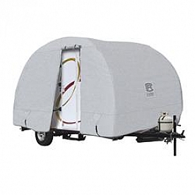 Classic Accessories PermaPRO RV Cover 18.8 Feet  Travel Trailers - Gray Polypropylene 80-255-151001-00
