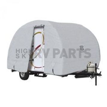 Classic Accessories PermaPRO RV Cover 18.8 Feet  Travel Trailers - Gray Polypropylene 80-255-151001-00