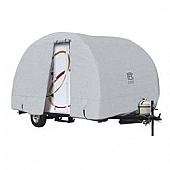 Classic Accessories PermaPRO RV Cover 20 Feet Travel Trailers - Gray Polypropylene 80-256-161001-00