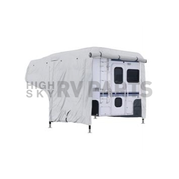 Classic Accessories PermaPRO RV Cover 8 to 10 Feet Pickup Campers - Gray 80-258-141001-00