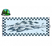 Ming's Mark RV Patio Mat -  20 Feet x 8 Feet Checkered Flag Polypropylene - HC1