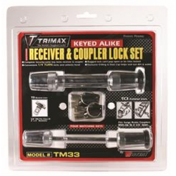 Trimax Locks Trailer Hitch Pin Barbell Type With Key Lock TM33