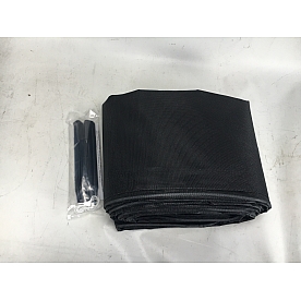 Carefree RV Awning Sun Block Panel - 17 Foot Length x 9 Foot Drop Black - 701709