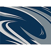 Faulkner RV Patio Mat 9 Feet x 18 Feet Blue/ Gray - 53009