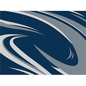 Faulkner RV Patio Mat 9 Feet x 18 Feet Blue/ Gray - 53009