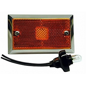 Peterson Mfg. Clearance Marker LED Light - 3-3/4 inch x 2-14 inch Incandescent Amber - M125A
